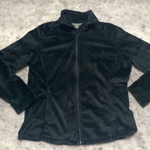 Natural Reflections (Cabela’s) black cozy faux fur jacket- Women’s Large